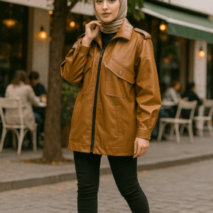 کت چرم فری سایز