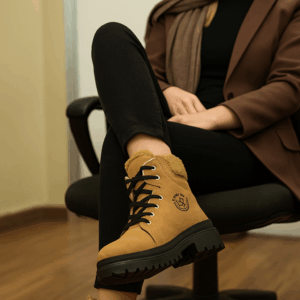 نیم بوت ولف عسلی